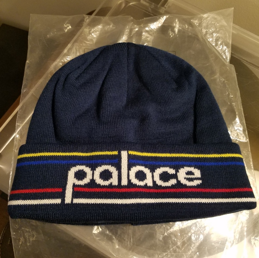 Palace Bennytron Navy Beanie